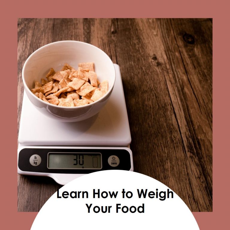 How To Weigh Food